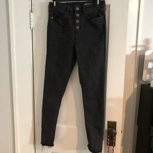 aeropostale black high waisted jegging
